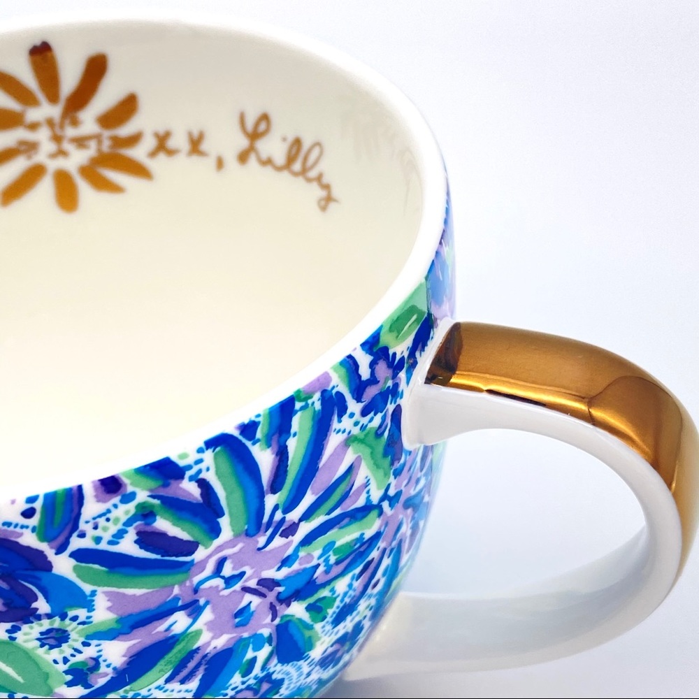 🌷HP🌷NIB Lilly Pulitzer 2 Ceramic Mugs High Maintenance - Picture 10 of 16
